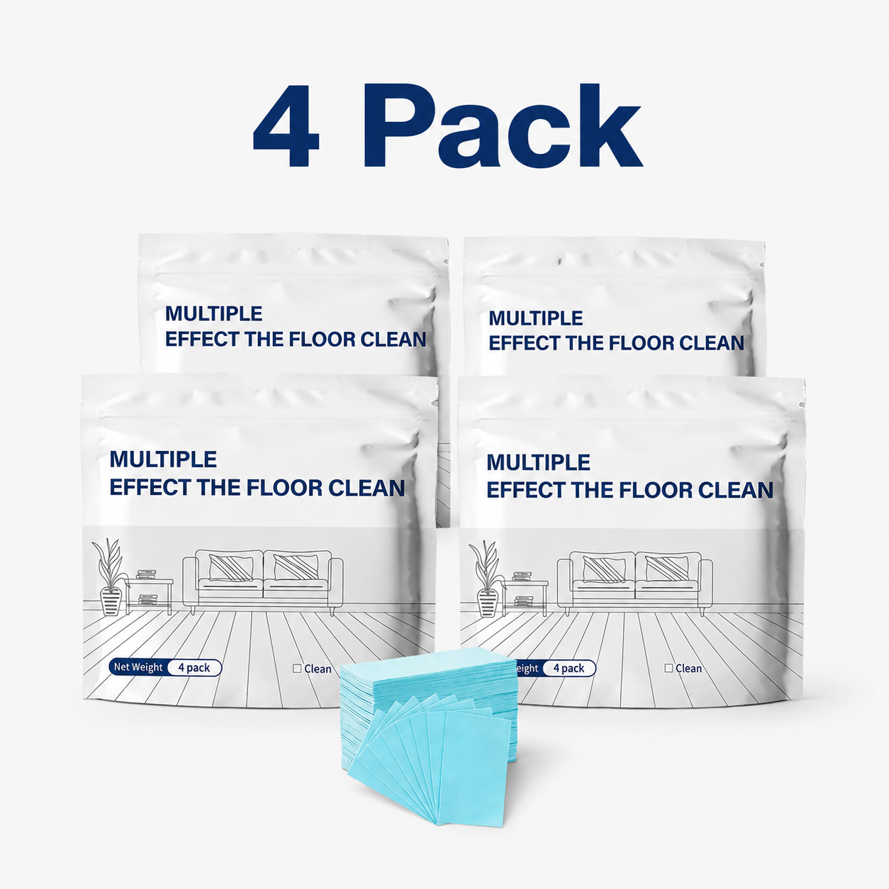 🔥ELOVAIN🦠Mloor Cleaning Tablets 100 Pack Multi Surface Cleaner Hardwood Laminate Tile RV Walls🏡
