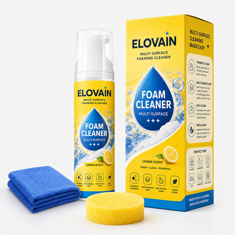 🔥 4-in-1 Multi-Enzyme Foam Cleaner – Deep Clean Car, Kitchen, Bathroom & Sofa