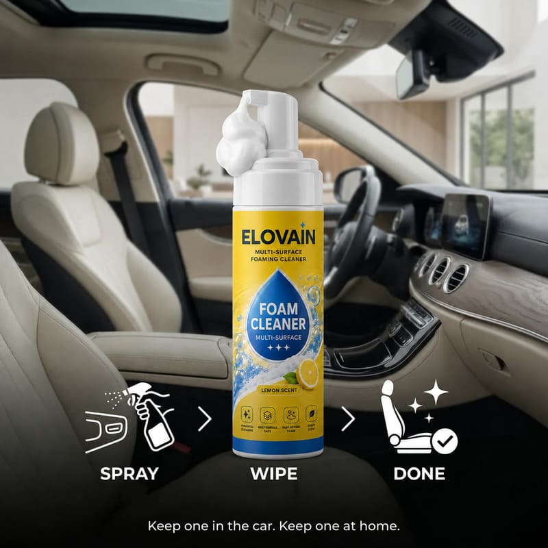 🔥 4-in-1 Multi-Enzyme Foam Cleaner – Deep Clean Car, Kitchen, Bathroom & Sofa