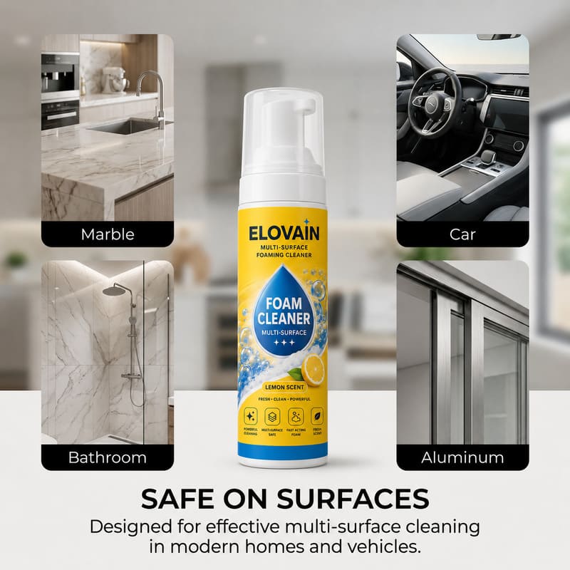 🔥 4-in-1 Multi-Enzyme Foam Cleaner – Deep Clean Car, Kitchen, Bathroom & Sofa