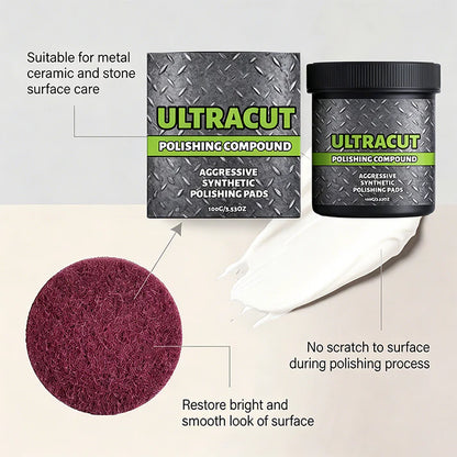 🎁LAST DAY SALE -BUY 2 GET 1 FREE ✨ Polish with Pad All-in-One Surface Restoration Polish with Pad